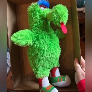 Phillies fanatic Green Furry Mascot Plush Toy